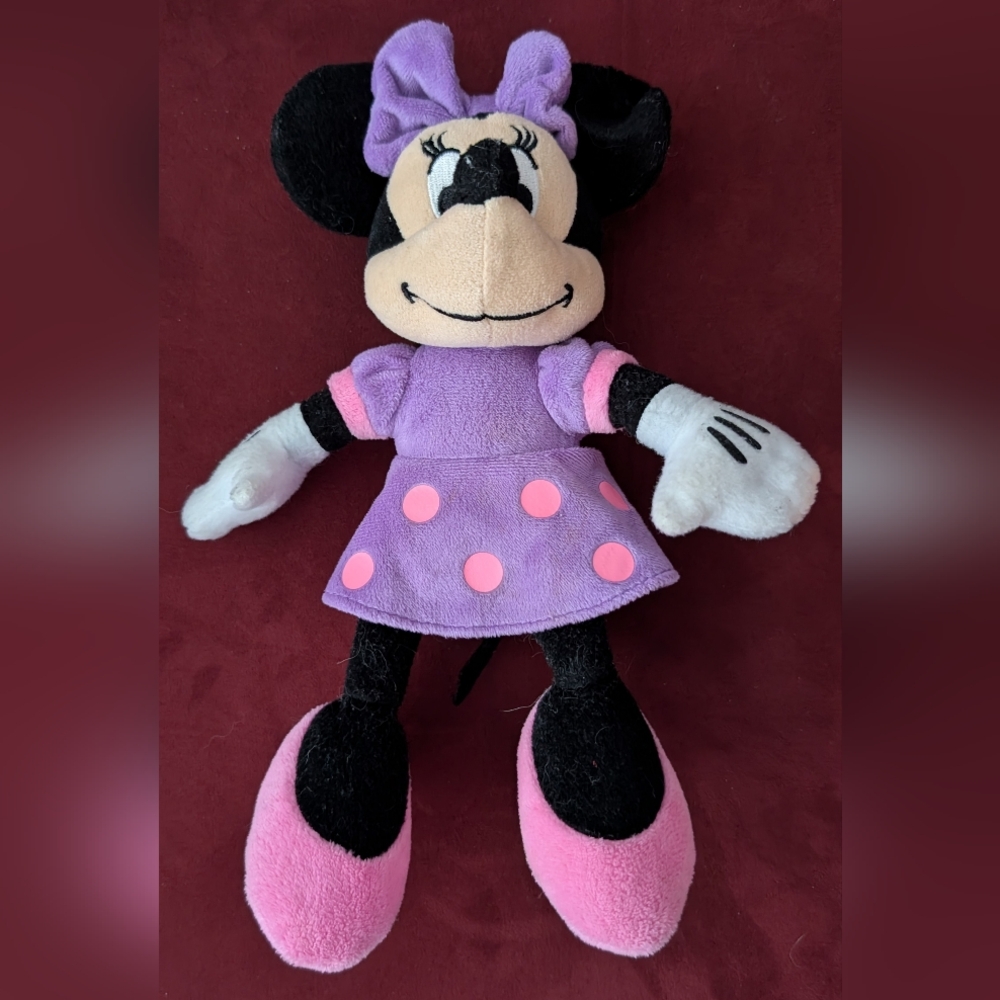 Disney Purple and Pink Stuffed Animals